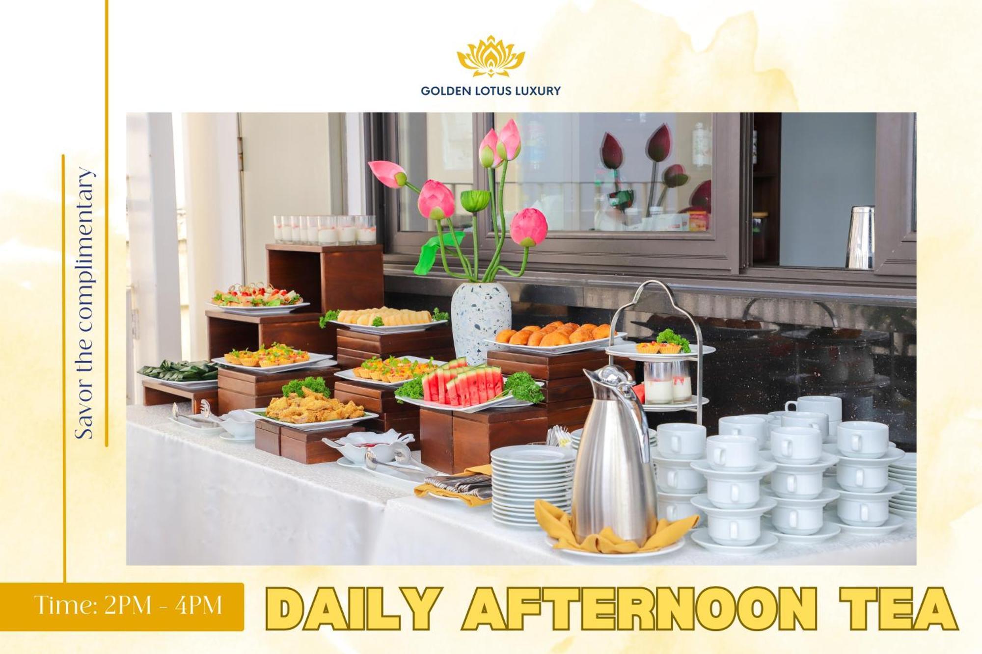 Golden Lotus Luxury - Complimentary Daily Afternoon Tea Hotel Da Nang